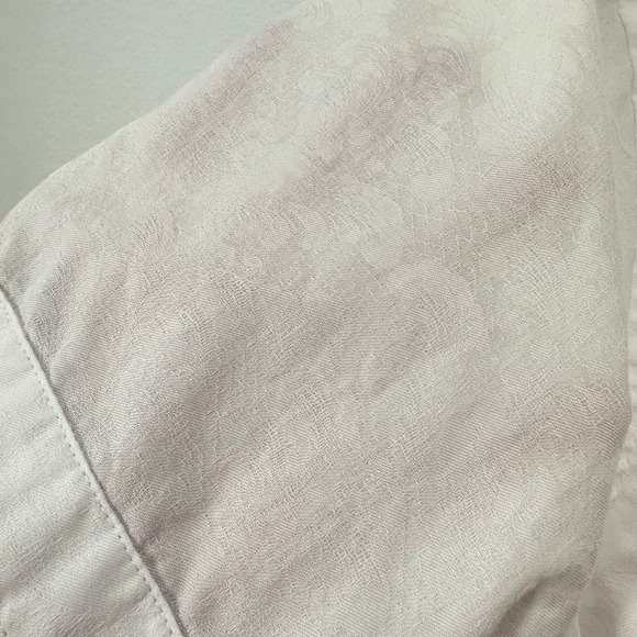 Robert Graham Mens White Paisley Short Sleeve Button Up Shirt Classic Fit Size S - Picture 9 of 11